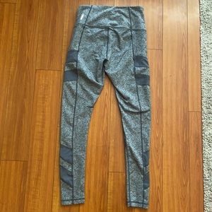 Zella High Waisted Leggings with Mesh Cutouts